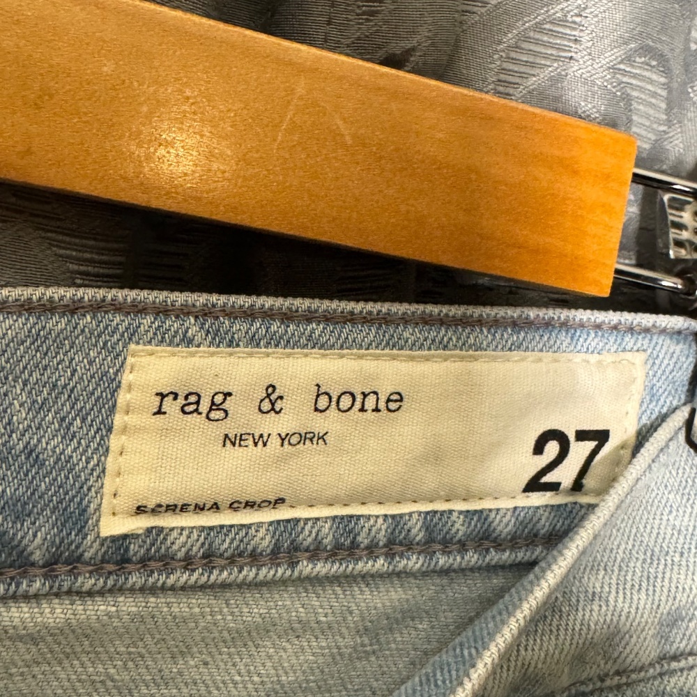 Rag & bone Serena Crop Wide Leg Jeans Wyncote - Picture 5 of 6